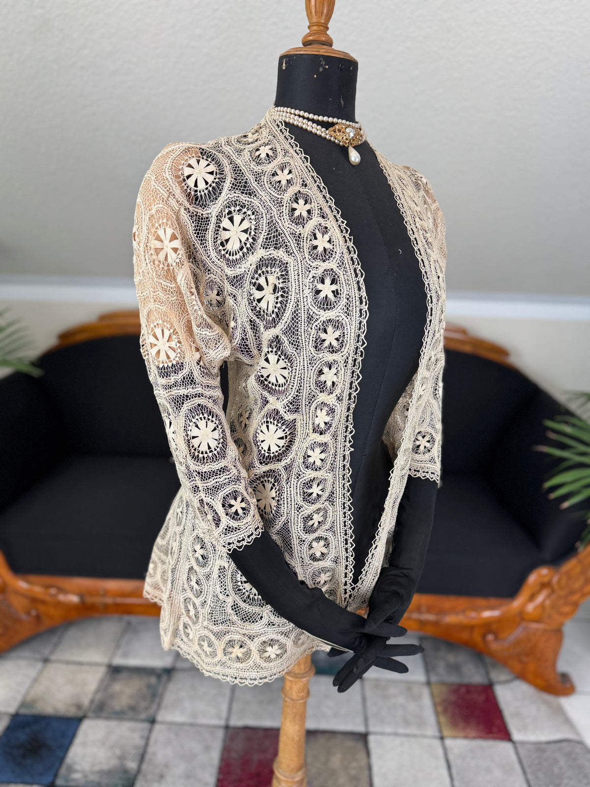 Tenerife Lace Jacket, ca. 1911