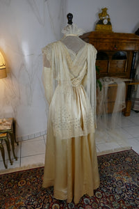 HUGHES & STARNES Wedding Dress, ca. 1915