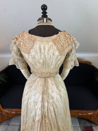 Antique Edwardian Evening Dress, ca. 1906