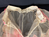 Jupe en tulle victorienne antique, vers 1858