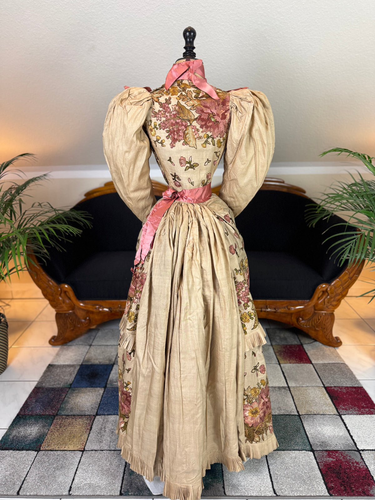 Antique Magnificent Reception Dress, ca. 1895