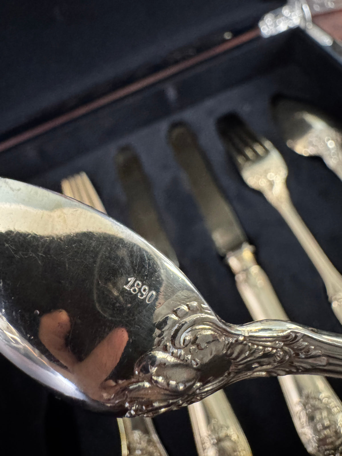 Gilded Silver Cutlery, Rococo Service, Emperor Wilhelm II