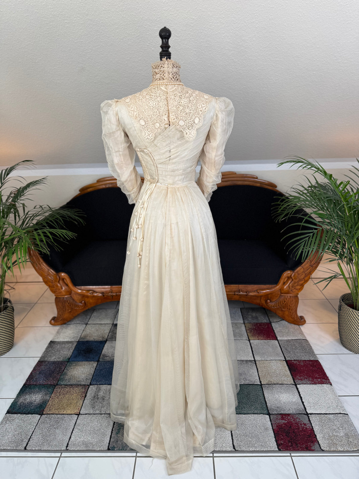 Antique Edwardian Festive Dress, ca. 1908