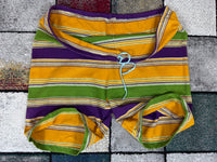 Striped Cotton Knit Bathing Suit Set, ca. 1926