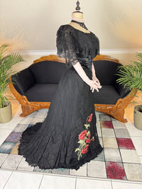R.A. HIGGINS "Poppy Flower Dress", Pittsburgh, ca. 1896