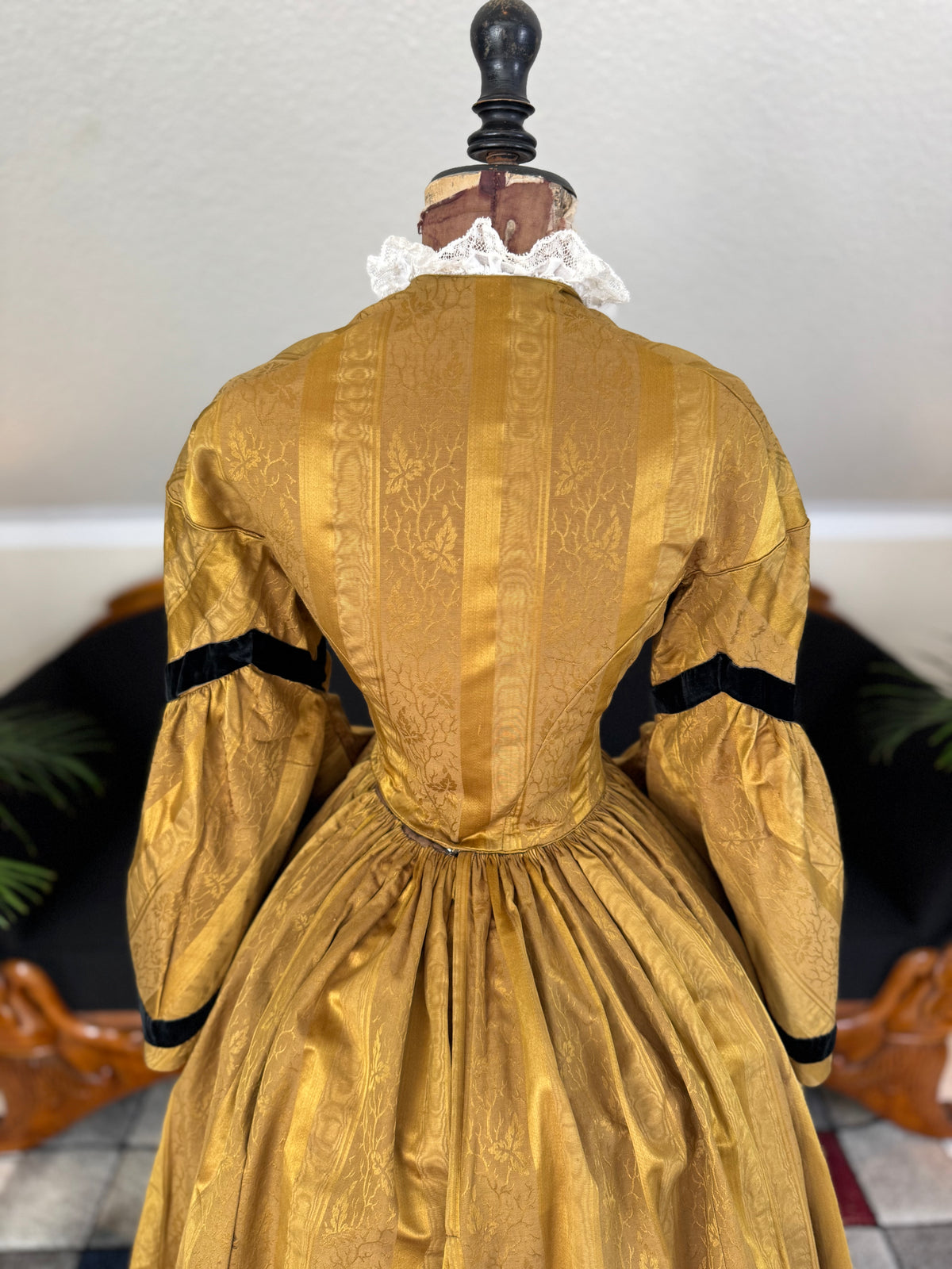 Antique Victorian Day Dress, ca. 1858