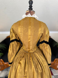 Antique Victorian Day Dress, ca. 1858