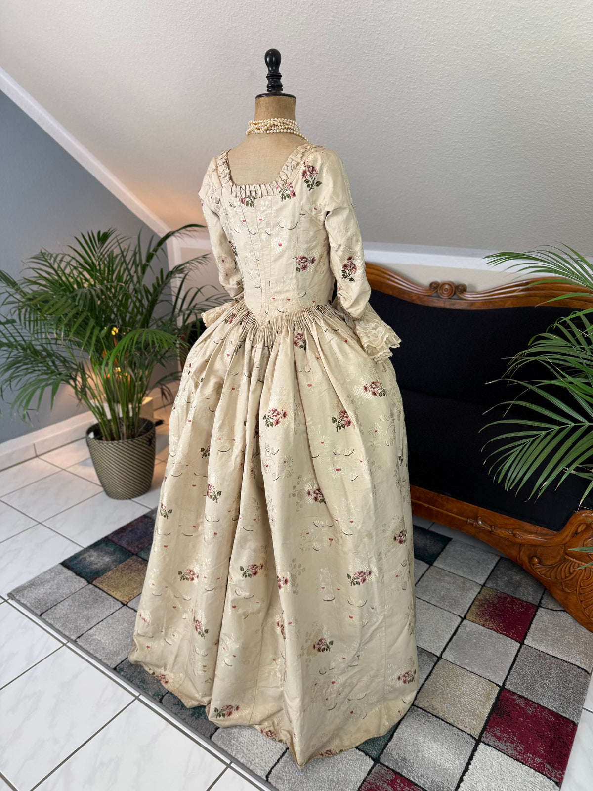 Rococo Robe á L'Anglaise and Petticoat, England, ca. 1770