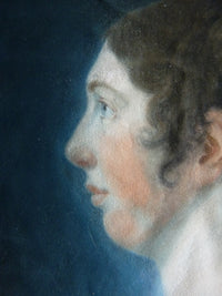 Pair of Empire Pastel Portraits, 1813 – L.H. Hessel, Nuremberg, Early 19th‑Century Art