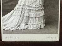 ROYAL Antique Pair of Lace Handkerchiefs with Tuscany–Württemberg Double Coat of Arms from the Wedding Trousseau of Archduchess Maria Immakulata, c. 1900