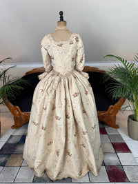 Rococo Robe á L'Anglaise and Petticoat, England, ca. 1770