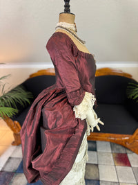 Rococo Robe à la Polonaise and Petticoat, ca. 1775