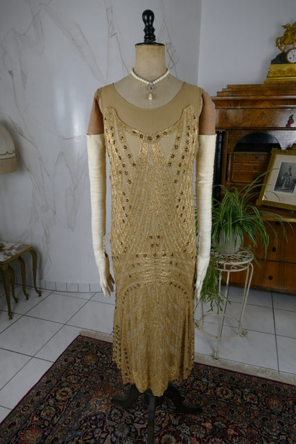 1920-1929 Antique Dresses ANTIQUE GOWN 1920-1929 Antique Dresses ANTIQUE GOWN