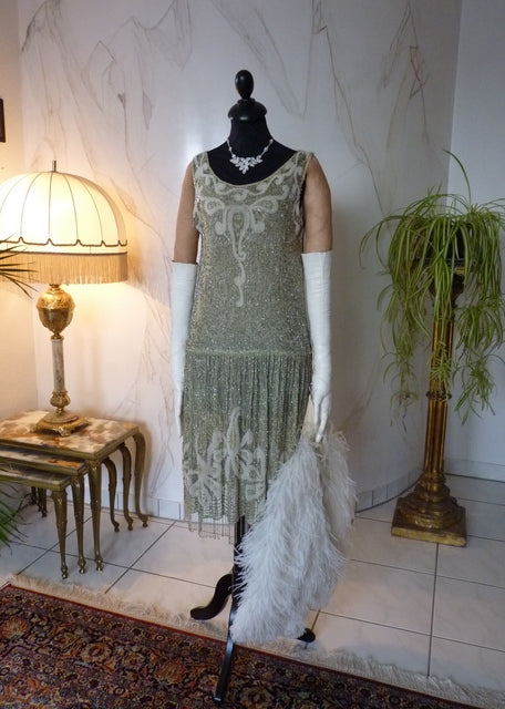 1920-1929 Antique Dresses ANTIQUE GOWN 1920-1929 Antique Dresses ANTIQUE GOWN