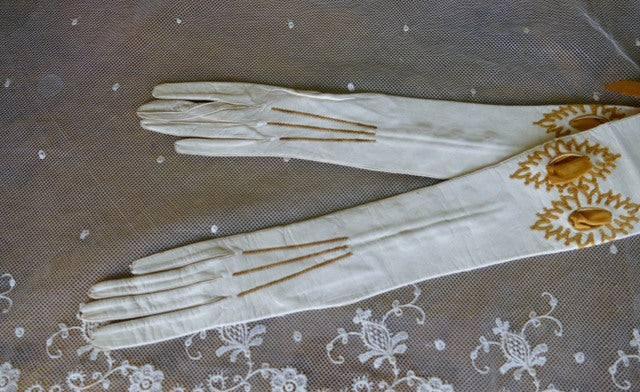 Antique Evening Gloves, ca. 1890-1905