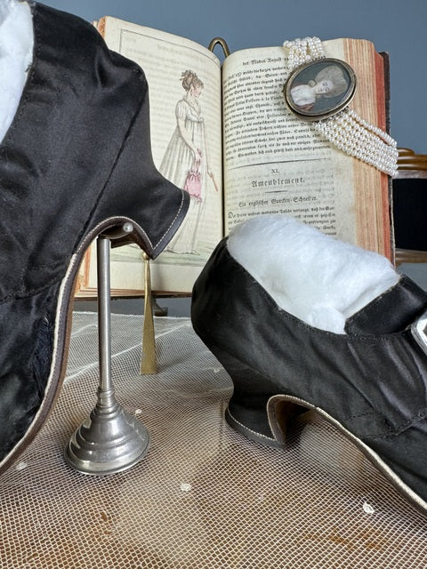 Late Baroque Women's Shoes, 1730s-1740s