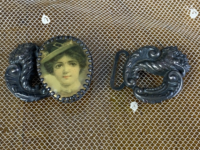 Belt Buckle Art Nouveau Motif, ca. 1908