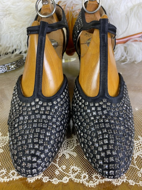 C.H. WOLFELT Co. Dazzling Rhinestone Dance Shoes, Los Angeles, ca, 1929