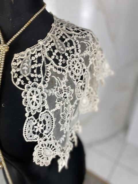 Handmade Lace Collar, ca. 1890