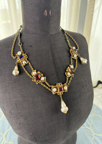 Antique Theatrical Necklace, Germany, ca. 1890-1910