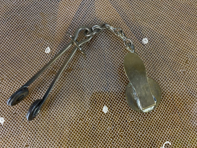 Skirt Lifter, late 1870s