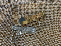 Two Skirt Clips, ca. 1890