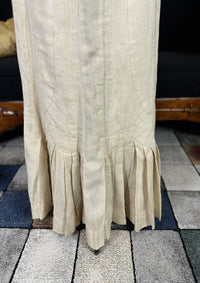 Linen Walking Dress, America, ca. 1904