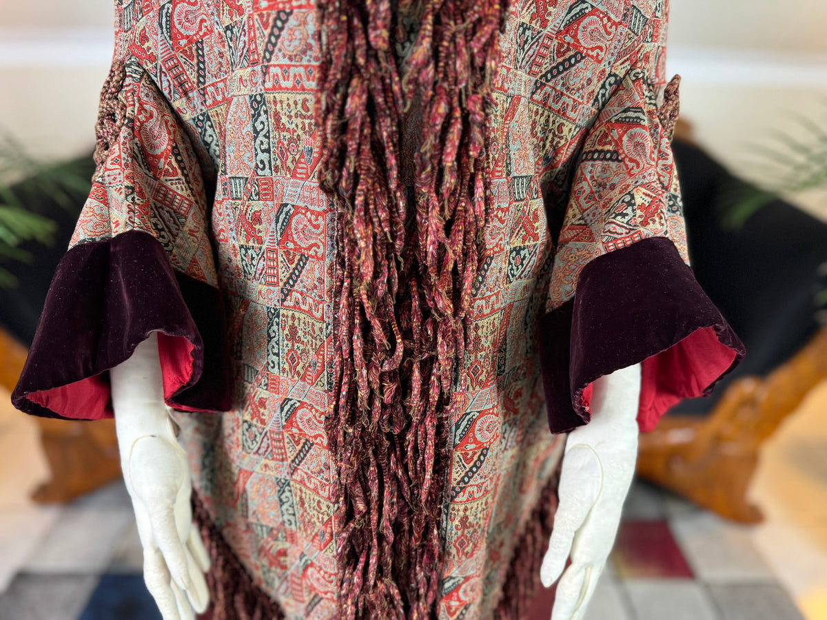 Antique Victorian Paisley Dolman, ca. 1880
