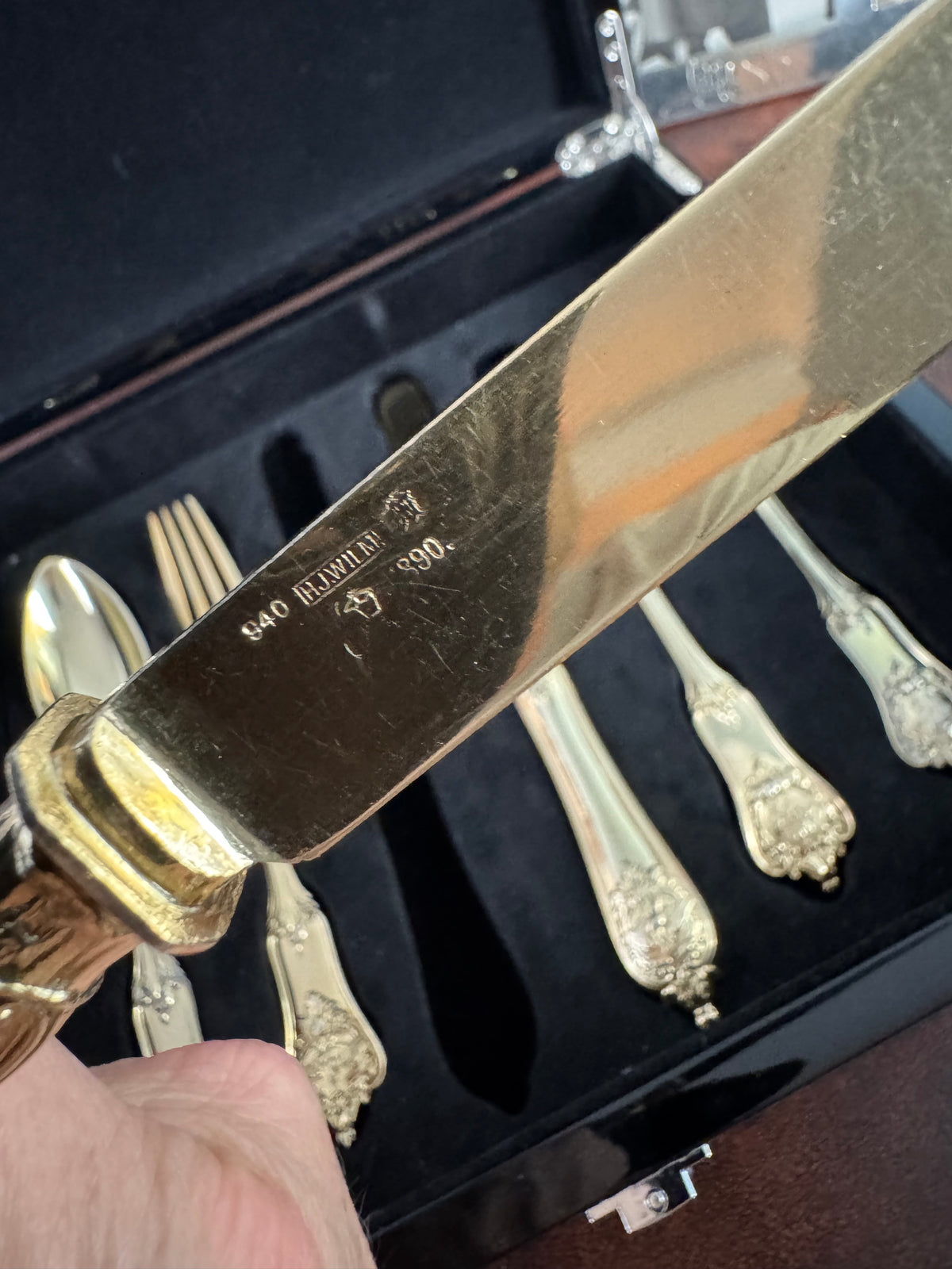 Gilded Silver Cutlery, Rococo Service, Emperor Wilhelm II