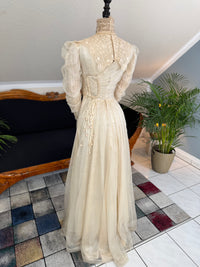 Antique Edwardian Festive Dress, ca. 1908