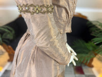 Antique Victorian Paper Silk Day Dress – England circa 1898