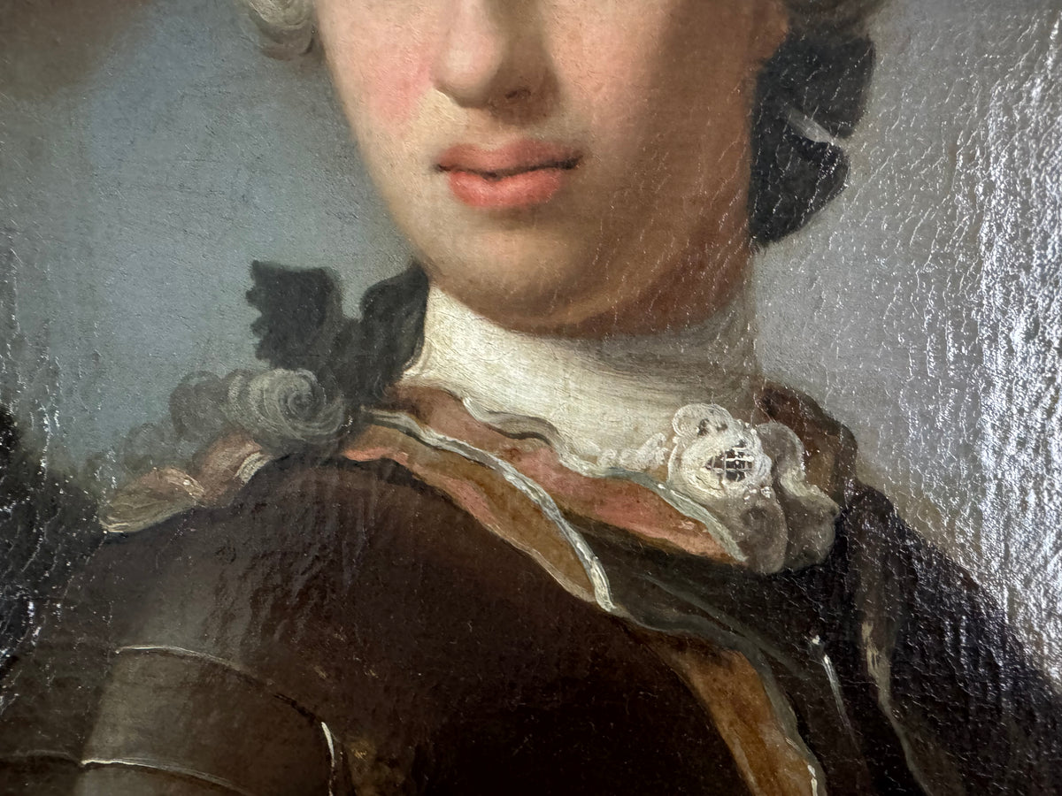 Courtly Rococo Portrait of a Viennese Couple, ca. 1760 – Austrian 18th‑Century Aristocratic Painting