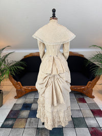 Antique Victorian Travel Dress, ca. 1883
