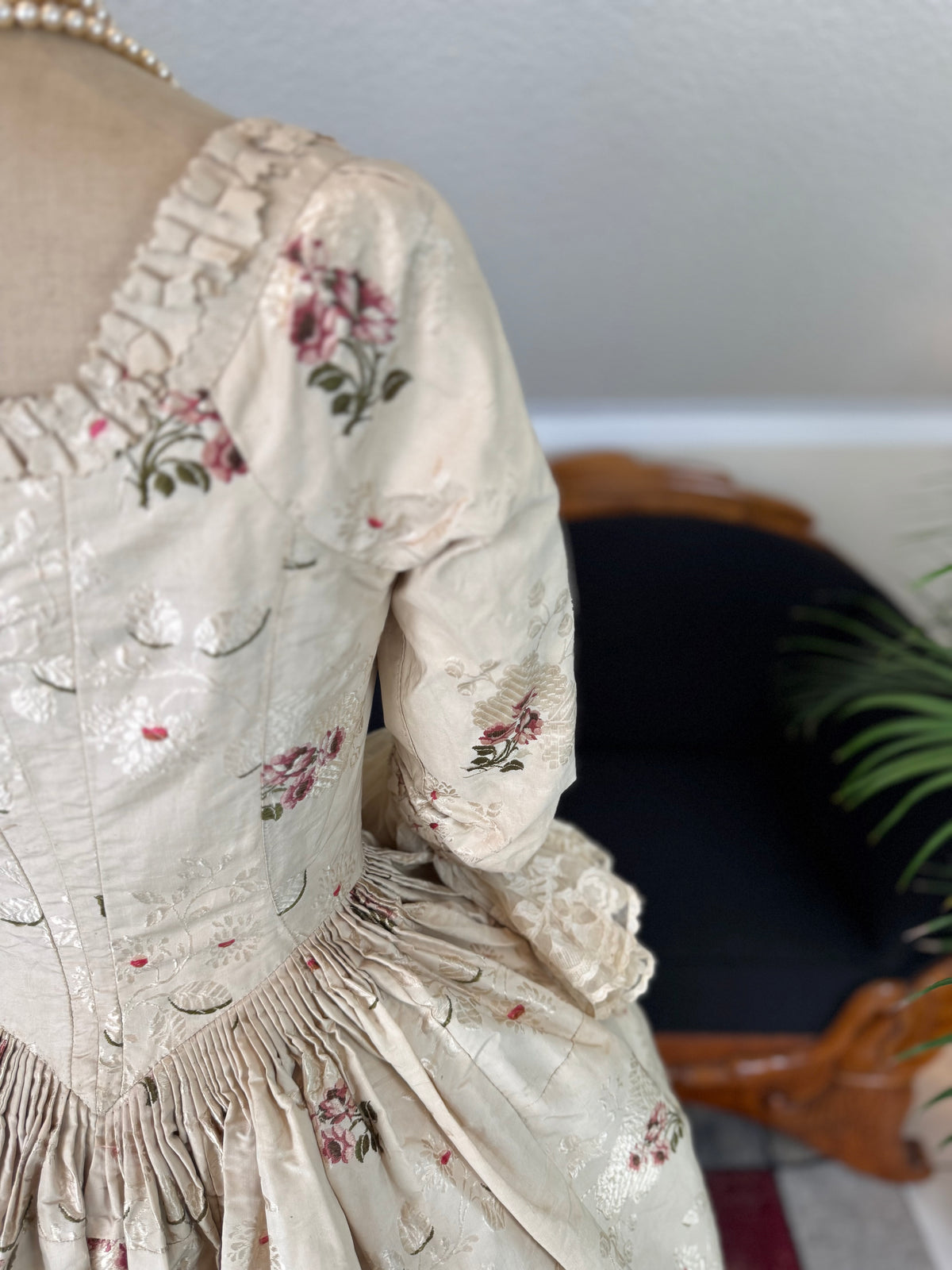 Rococo Robe á L'Anglaise and Petticoat, England, ca. 1770