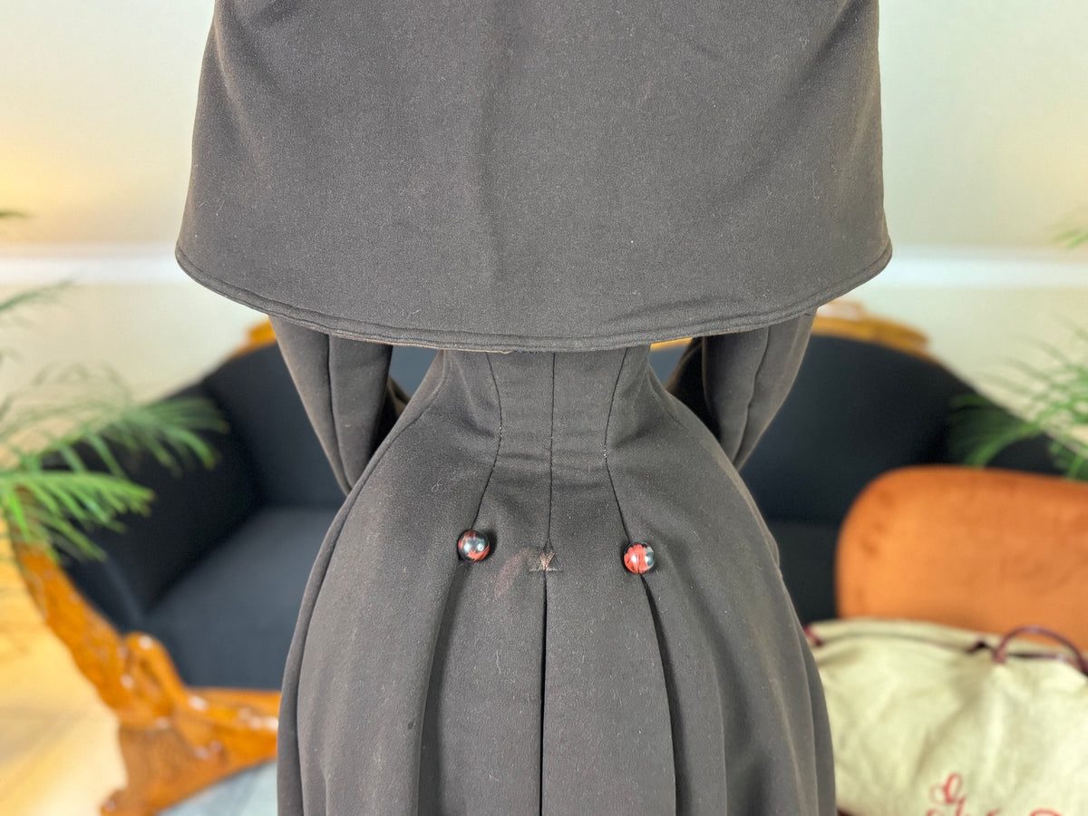 Ensemble de voyage victorien en laine avec sac assorti, Allemagne, vers 1898