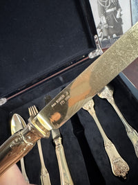 Gilded Silver Cutlery, Rococo Service, Emperor Wilhelm II