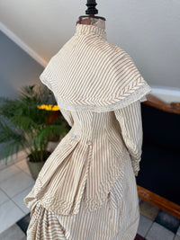 Antique Victorian Travel Dress, ca. 1883