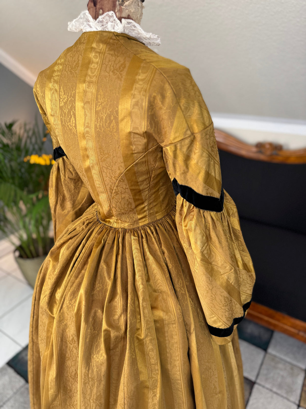 Antique Victorian Day Dress, ca. 1858