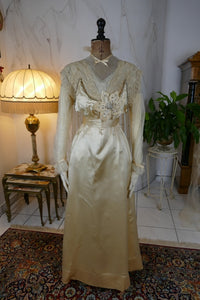 HUGHES & STARNES Wedding Dress, ca. 1915