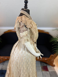Antique Edwardian Evening Dress, ca. 1906