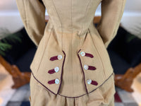 Robe de visite antique de style princesse, vers 1878