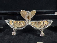 SY & Wagner Silver Salt Cellars – Prince Wilhelm, Emperor Wilhelm II, ca. 1880