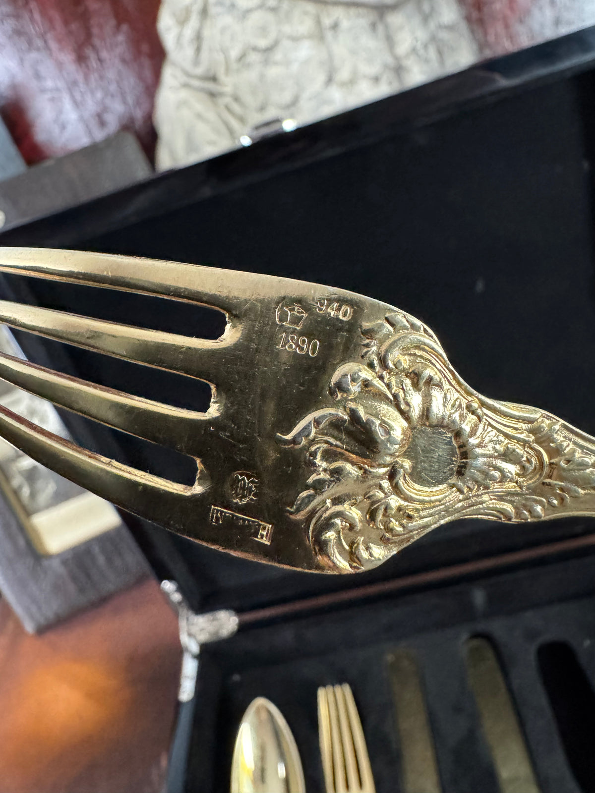 Gilded Silver Cutlery, Rococo Service, Emperor Wilhelm II