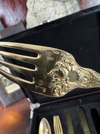 Gilded Silver Cutlery, Rococo Service, Emperor Wilhelm II
