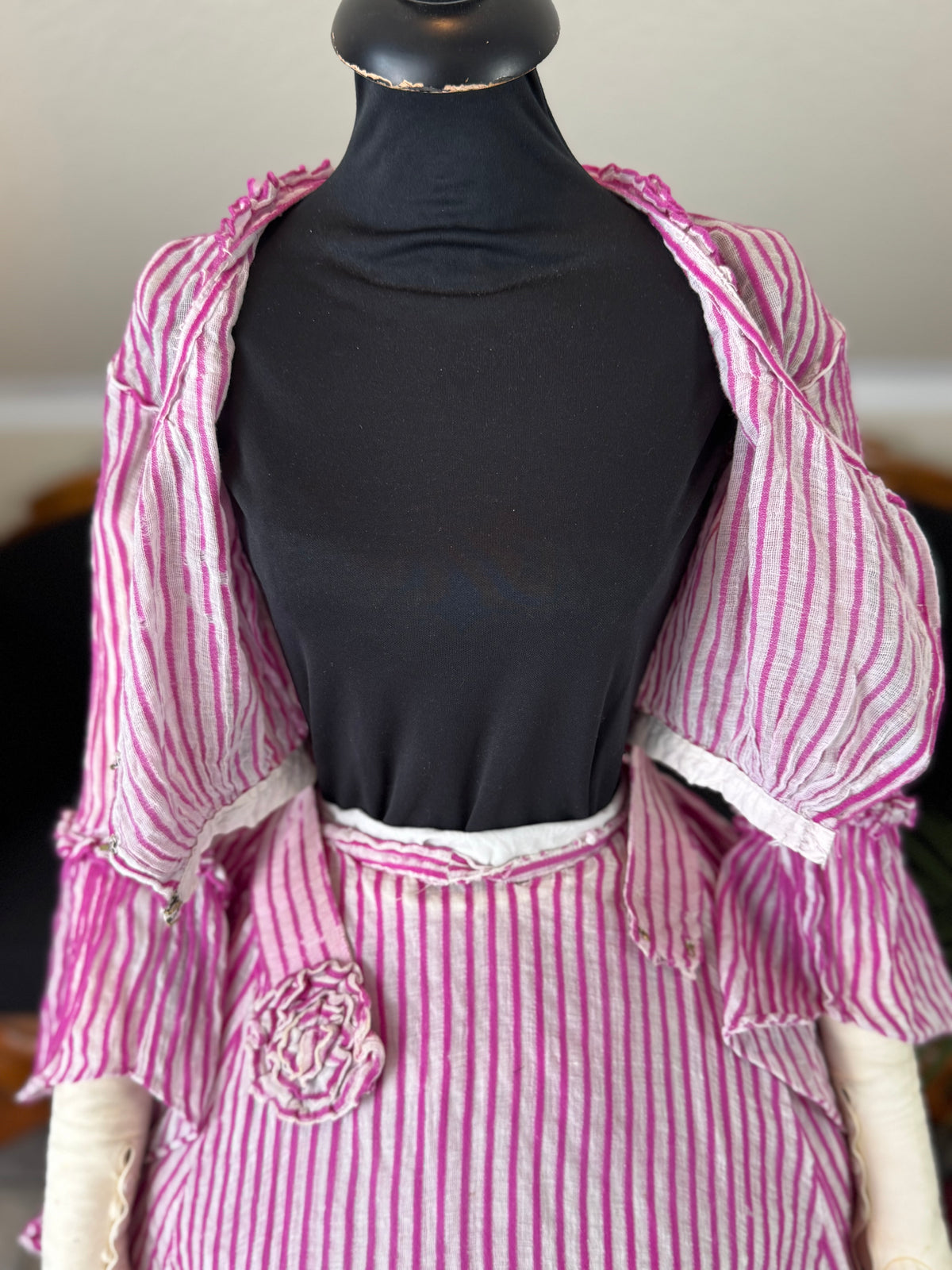 A Young Lady’s Summer Elegance – Antique Dress, ca. 1858