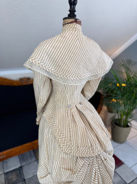 Antique Victorian Travel Dress, ca. 1883