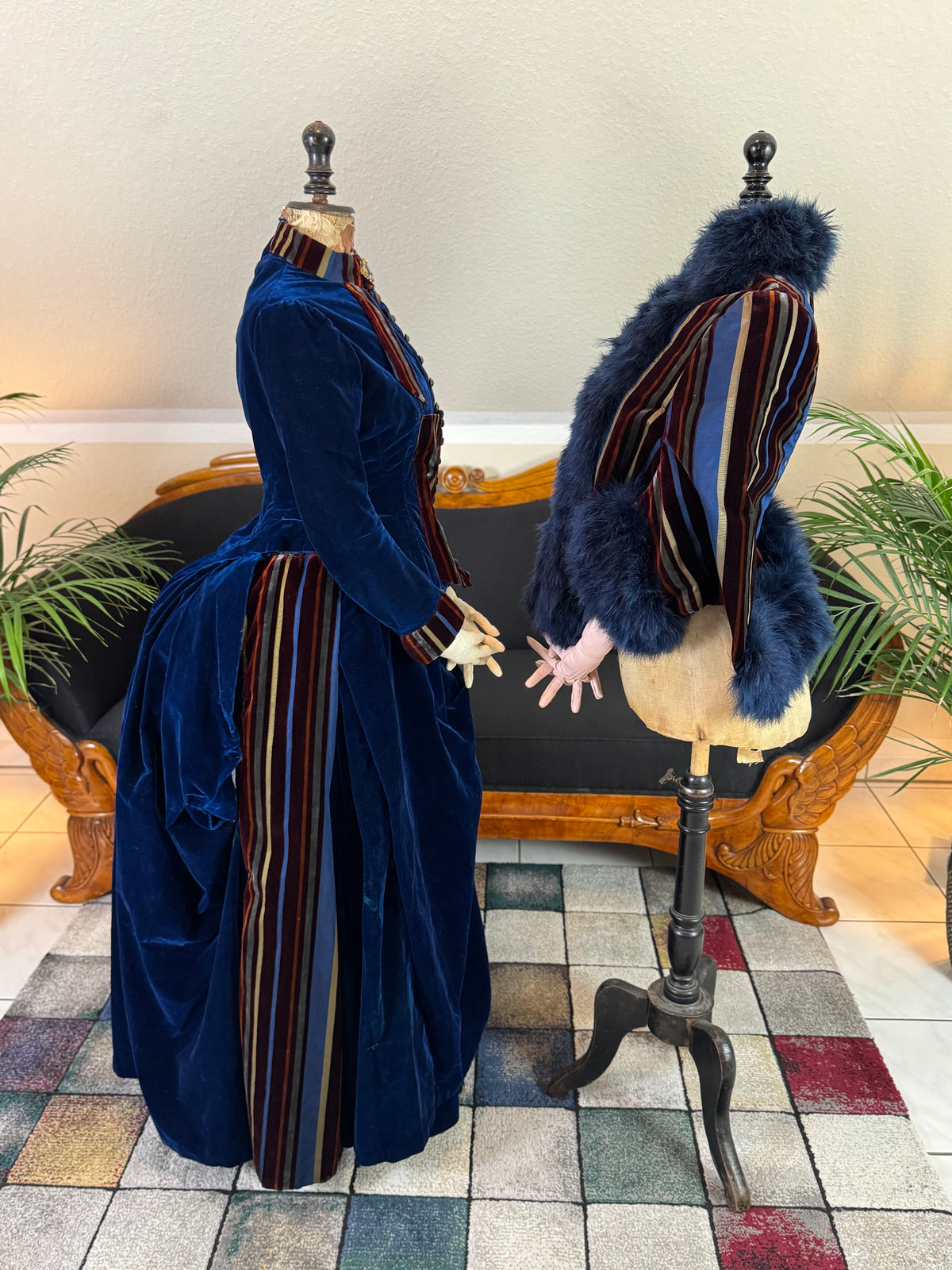 Winter Visiting Gown, America, ca. 1885 // Winter-Besuchskleid, Amerika, ca. 1885