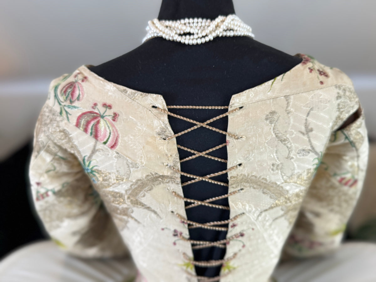 Rare Rococo Bodice, ca. 1765 – Hand‑Stitched French 18th‑Century Garment