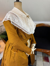 Rococo Cannelé Silk Robe à l’Anglaise, ca. 1775