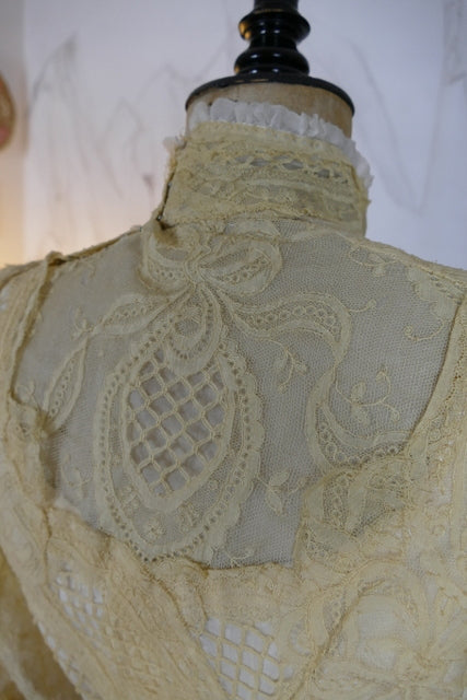 MACHERET Society Dress, New York & Paris, ca. 1901